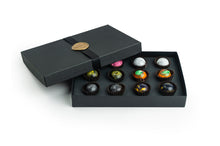 Load image into Gallery viewer, 12-pc vegan chocolate bonbon box
