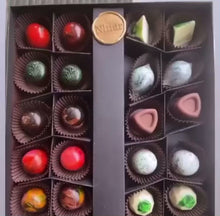 Load and play video in Gallery viewer, 24-pc vegan chocolate bonbon box
